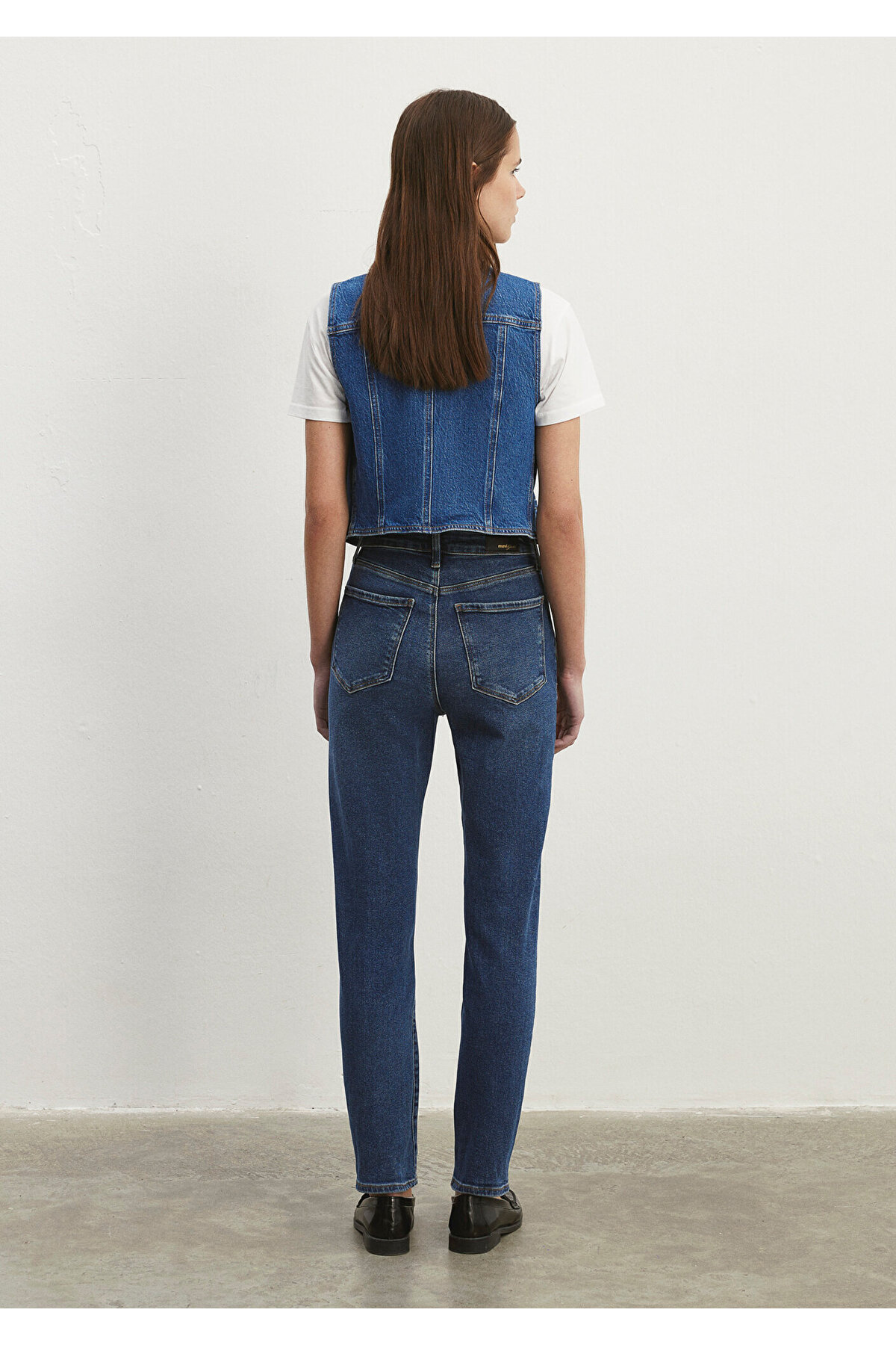 Star Gold Shape Vintage Indigo Mavisi Jean Pantolon 101077-85261