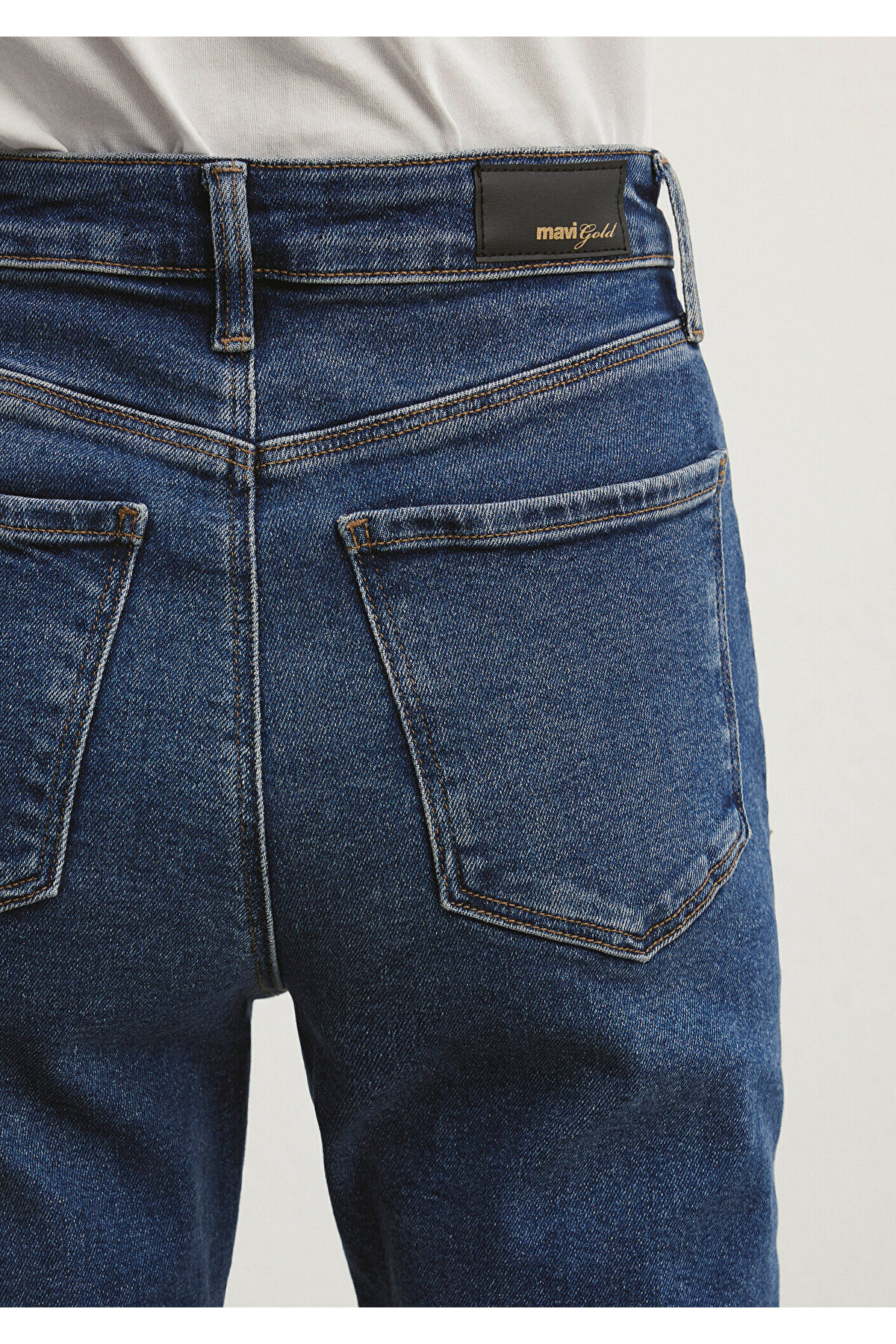 Star Gold Shape Vintage Indigo Mavisi Jean Pantolon 101077-85261