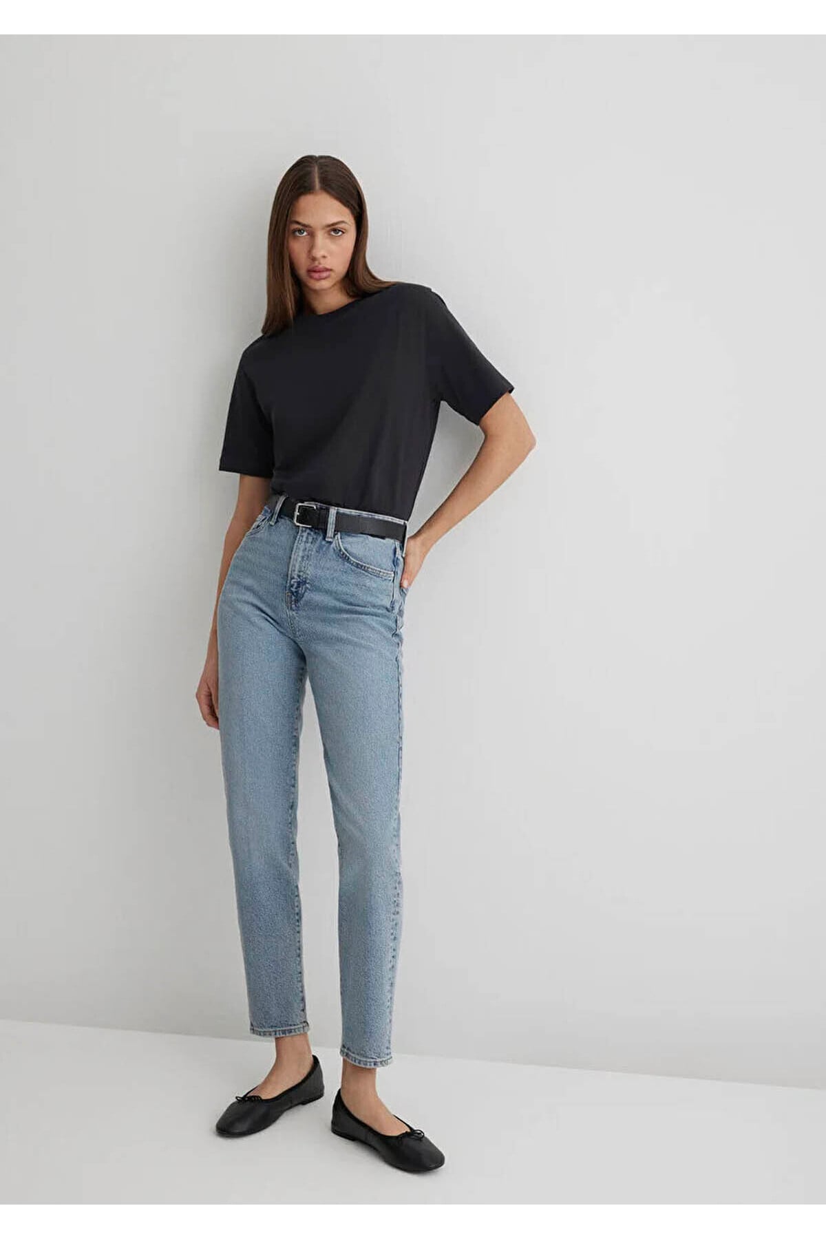 Star Indigo Ripped Gold Icon Kadın Jean Pantolon (101077-30503)