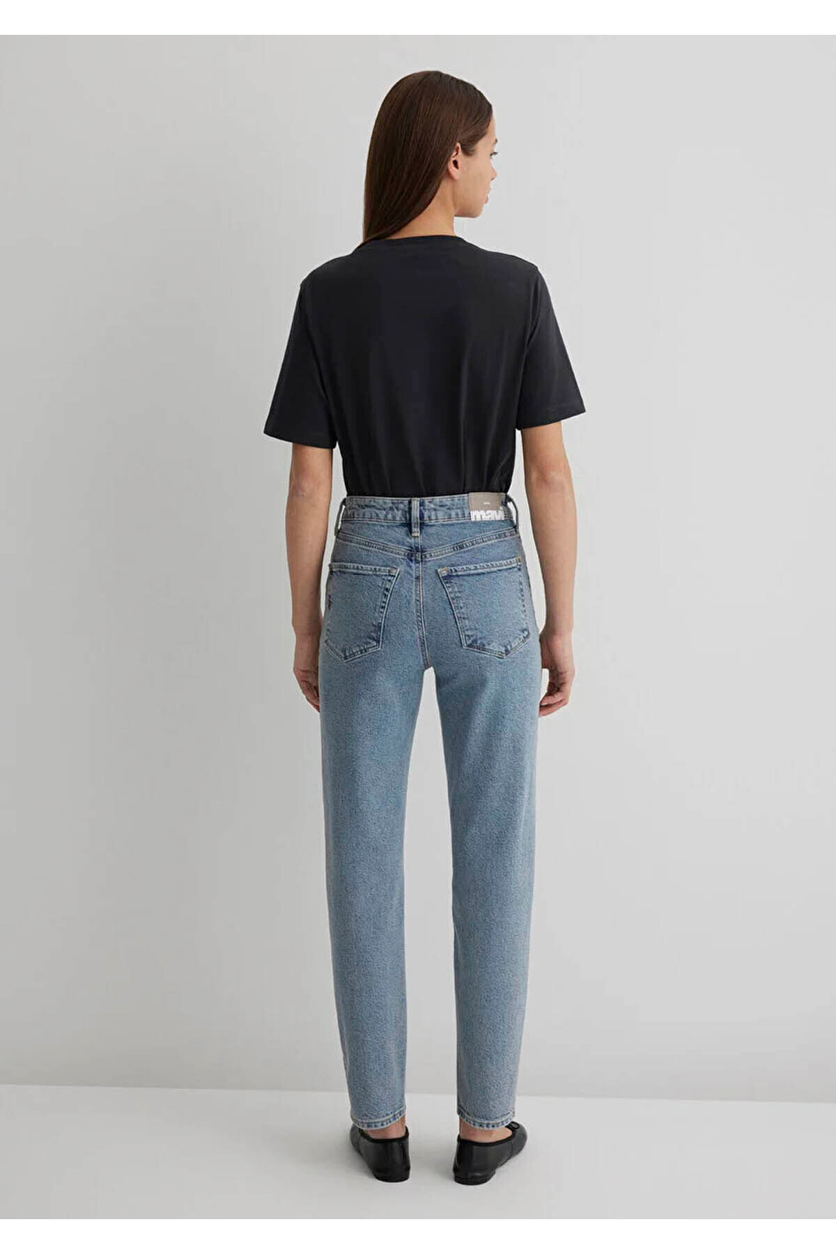 Star Indigo Ripped Gold Icon Kadın Jean Pantolon (101077-30503)