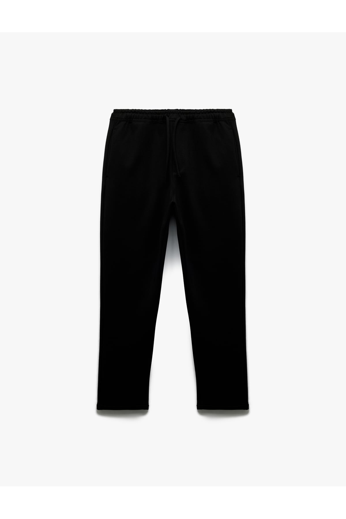 Straight Fit Cep Detaylı Rahat Kesim Beli Bağcıklı Pantolon
