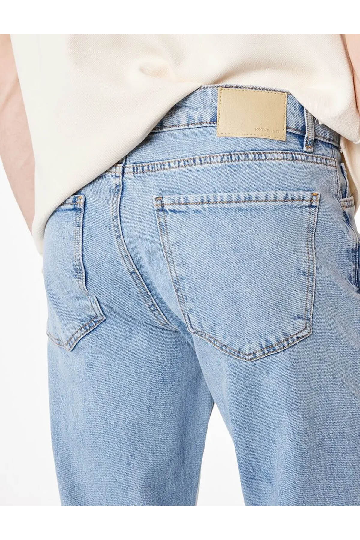 Straight Fit Mavi Erkek Jean Pantolon 6SAM40008ND