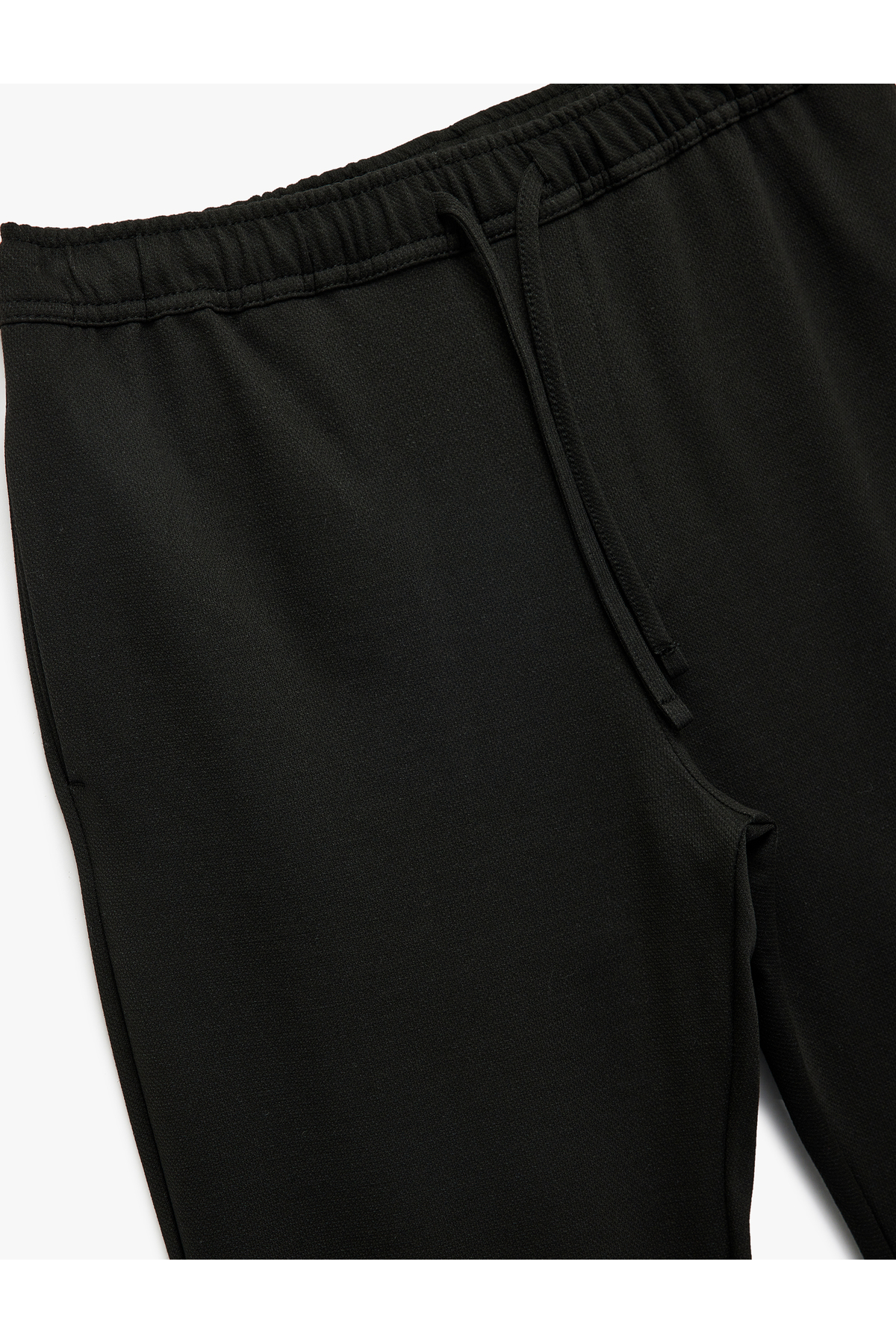 Straight Fit Pike Kumaş Cep Detaylı Rahat Kesim Beli Bağcıklı Pantolon