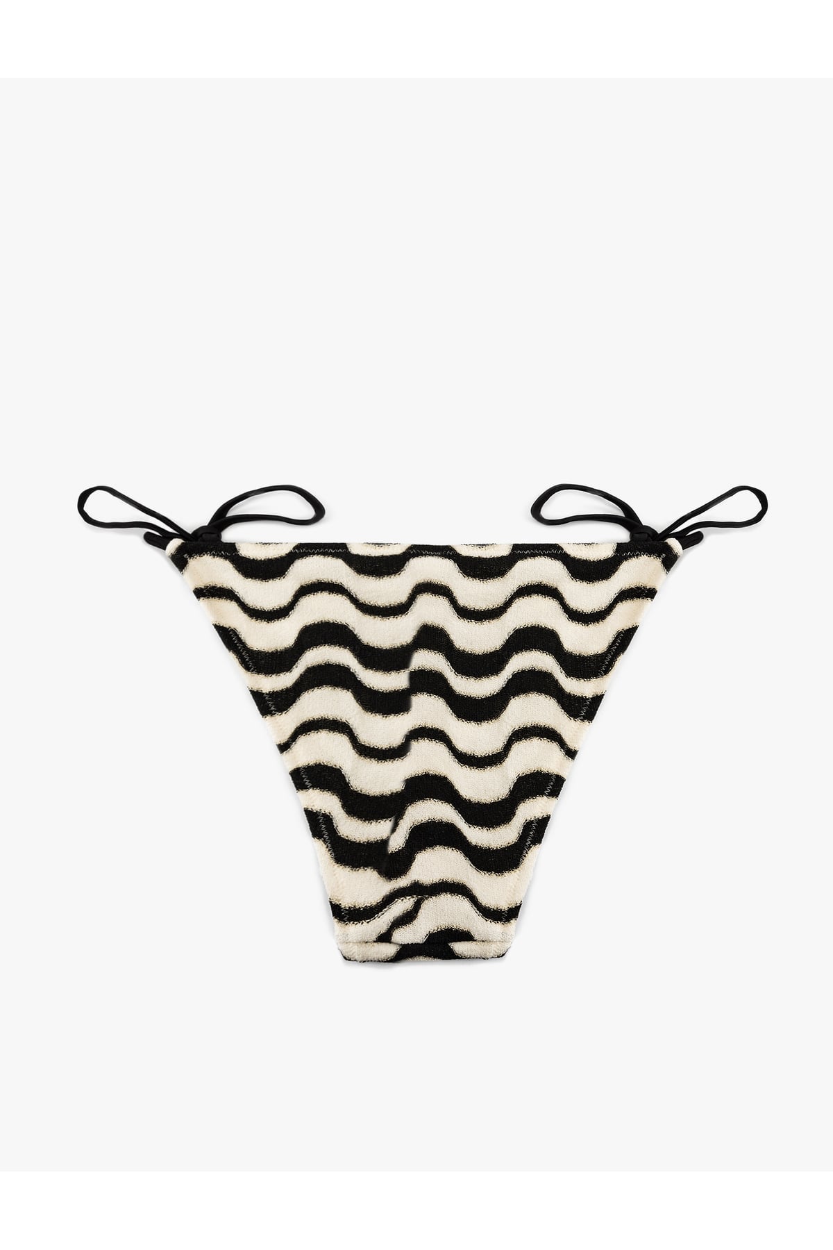Su Yolu Desenli İpli Bikini Altı