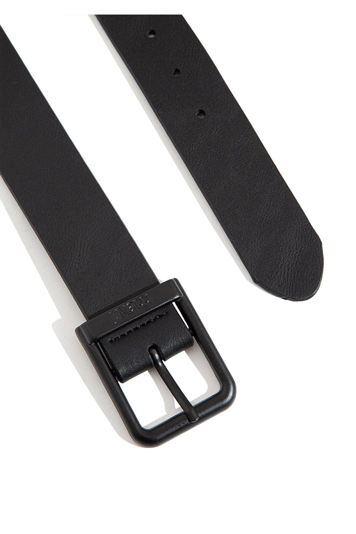Suni Deri Kemer Siyah