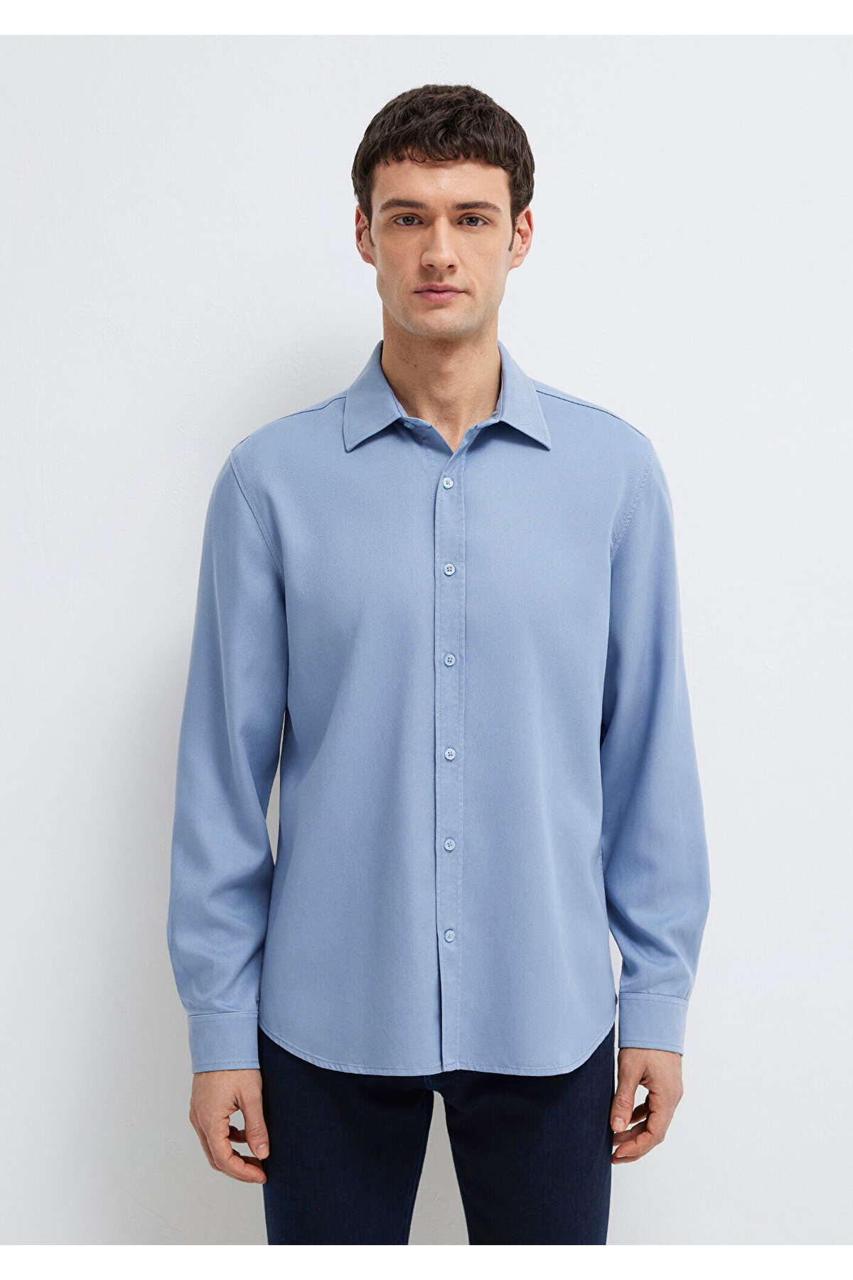 (TENCEL™) Liyosel Gömlek Regular Fit / Normal Kesim 0210818-70813