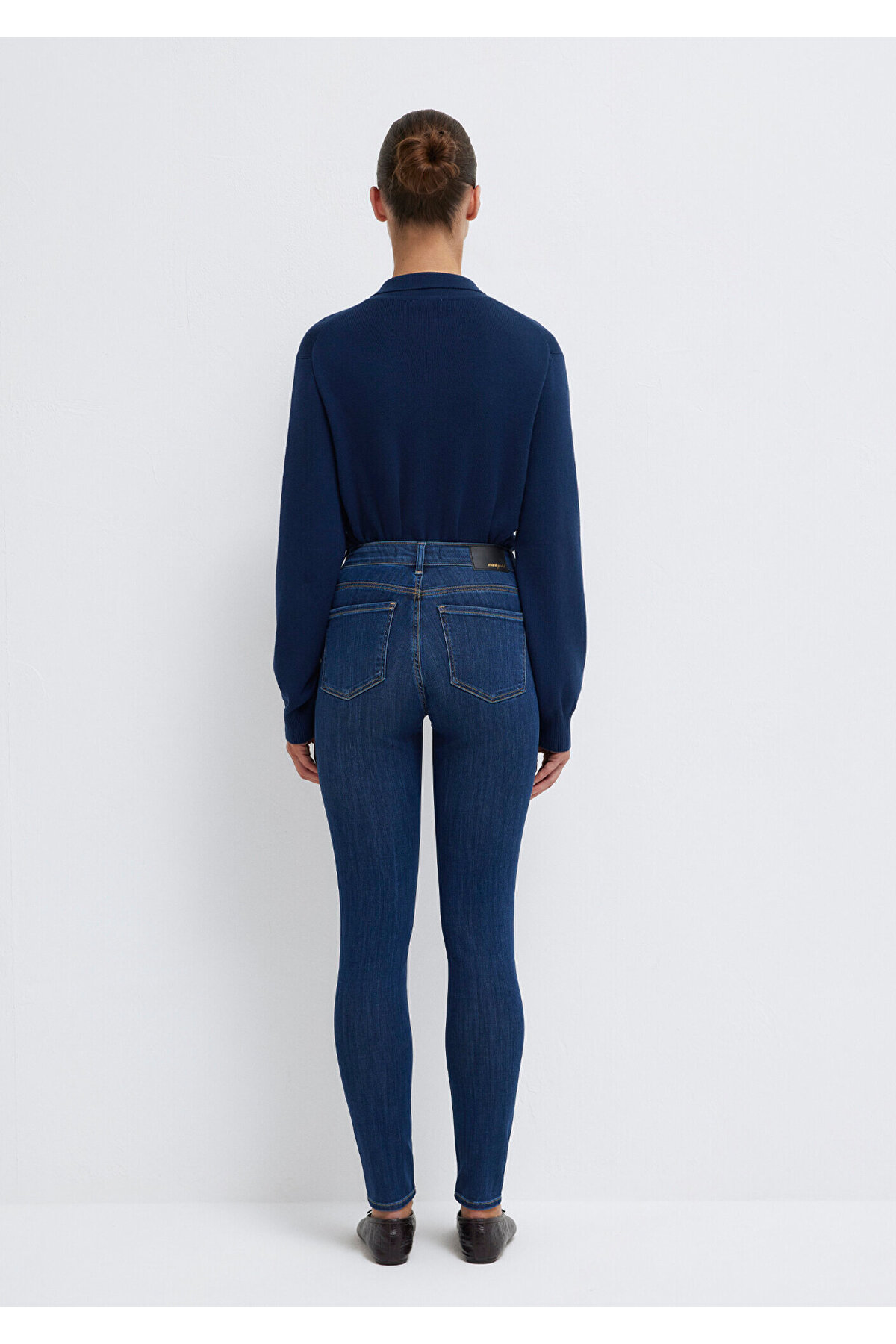 Tess Gold Premium Indigo Mavisi Jean Pantolon 100328-82232