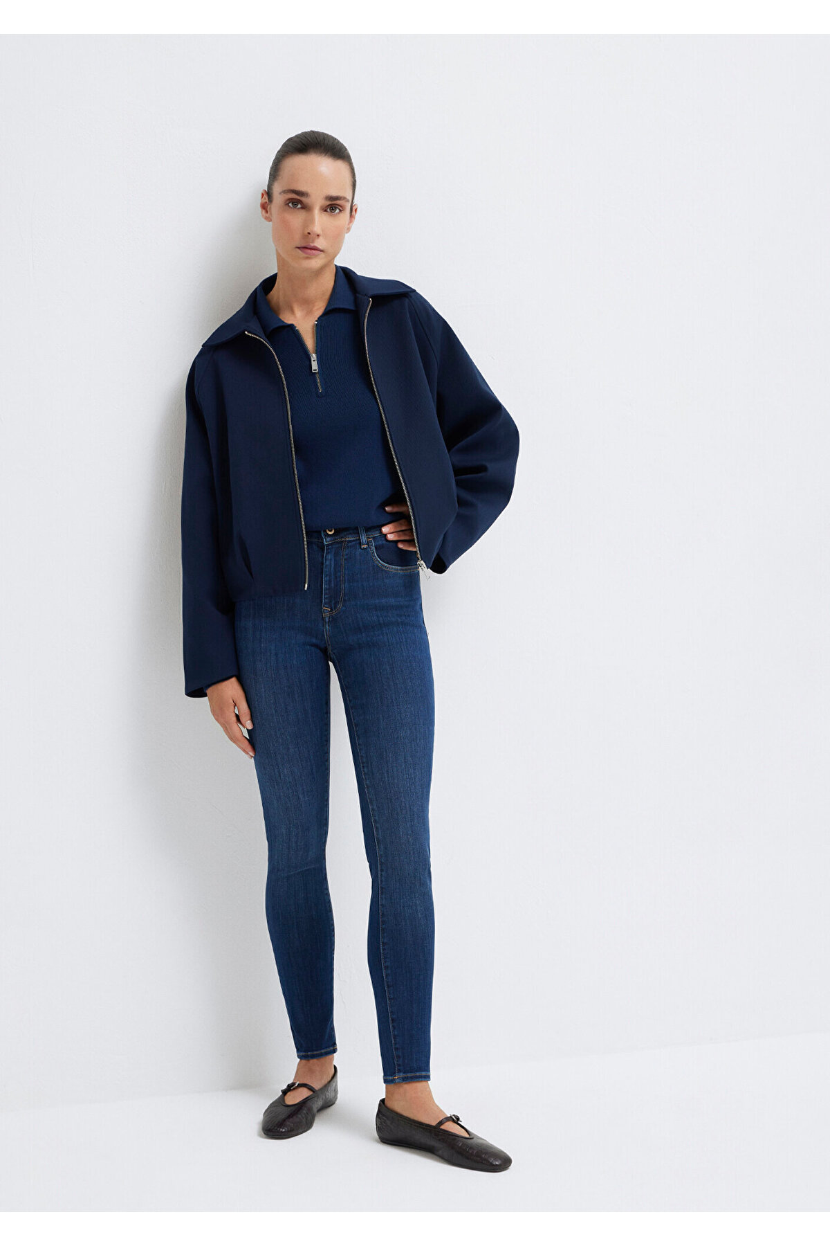 Tess Gold Premium Indigo Mavisi Jean Pantolon 100328-82232