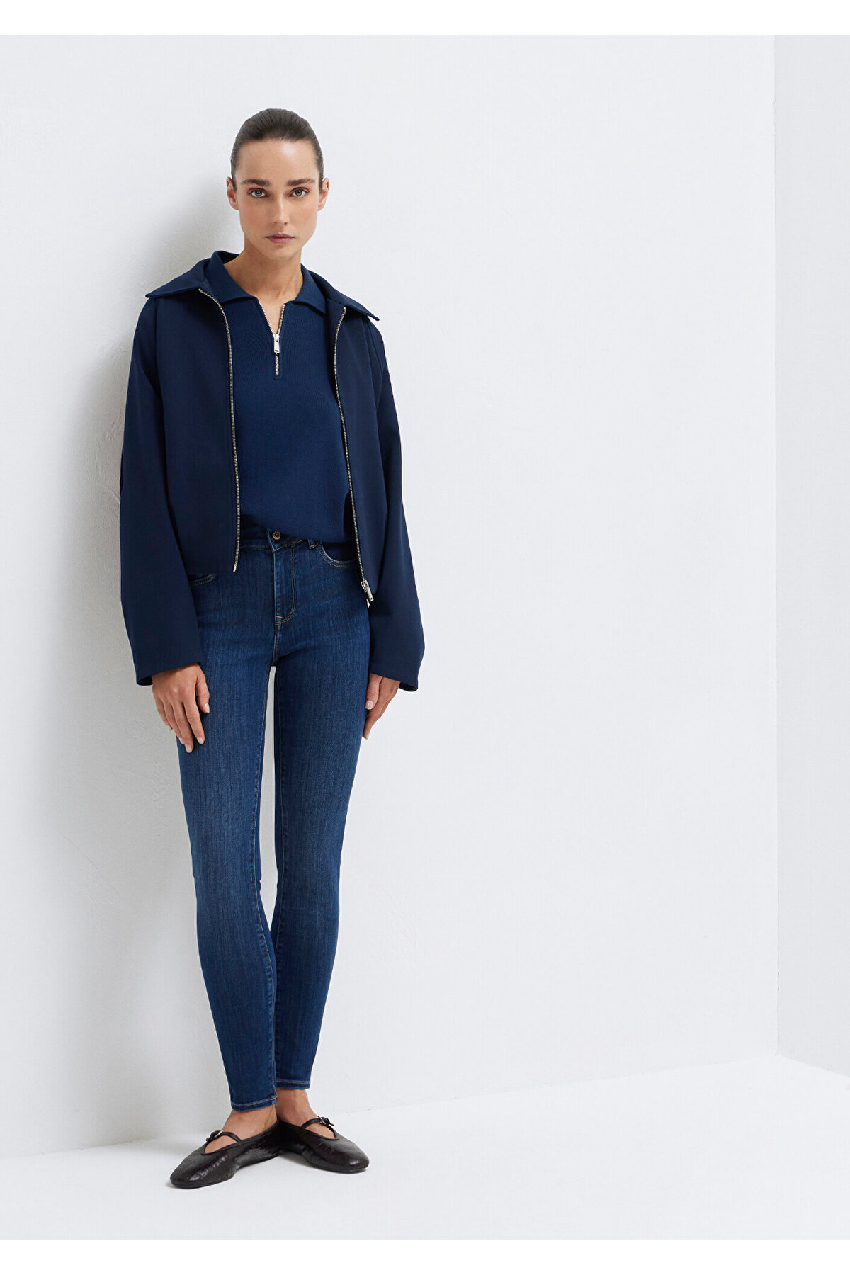 Tess Gold Premium Indigo Mavisi Jean Pantolon 100328-82232