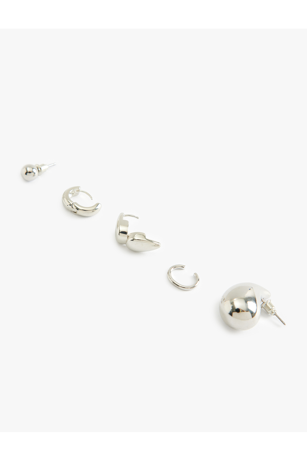 Top ve Kıkırdak Küpe Seti