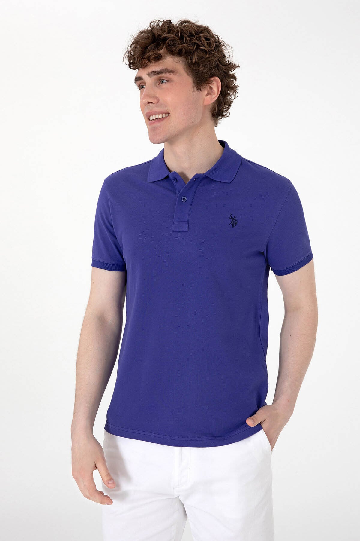 U.S. Polo Assn. Gtp04Iy025 indigo Erkek Polo Yaka T-shirt 2084151