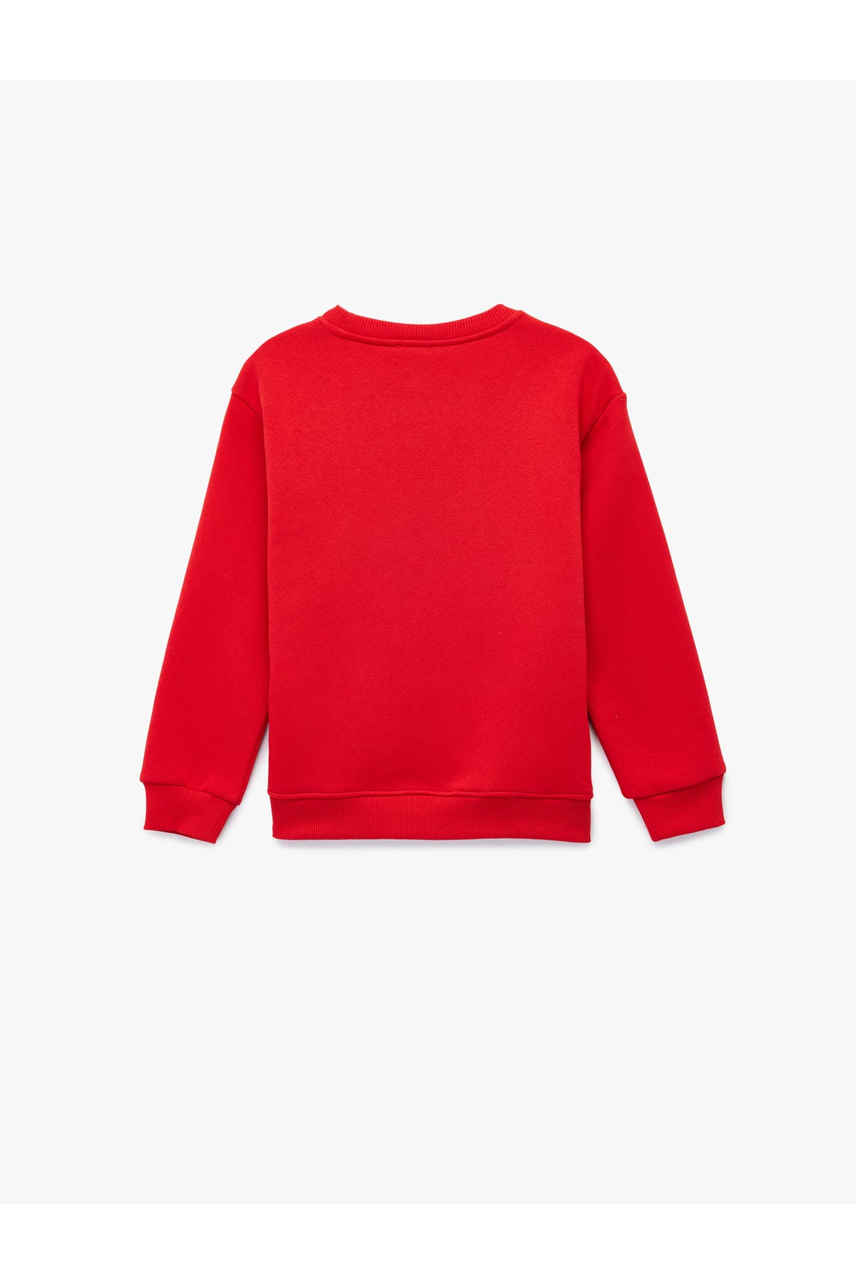 Uzun Kollu Bisiklet Yaka Cumhuriyet Baskılı Şardonlu Sweatshirt