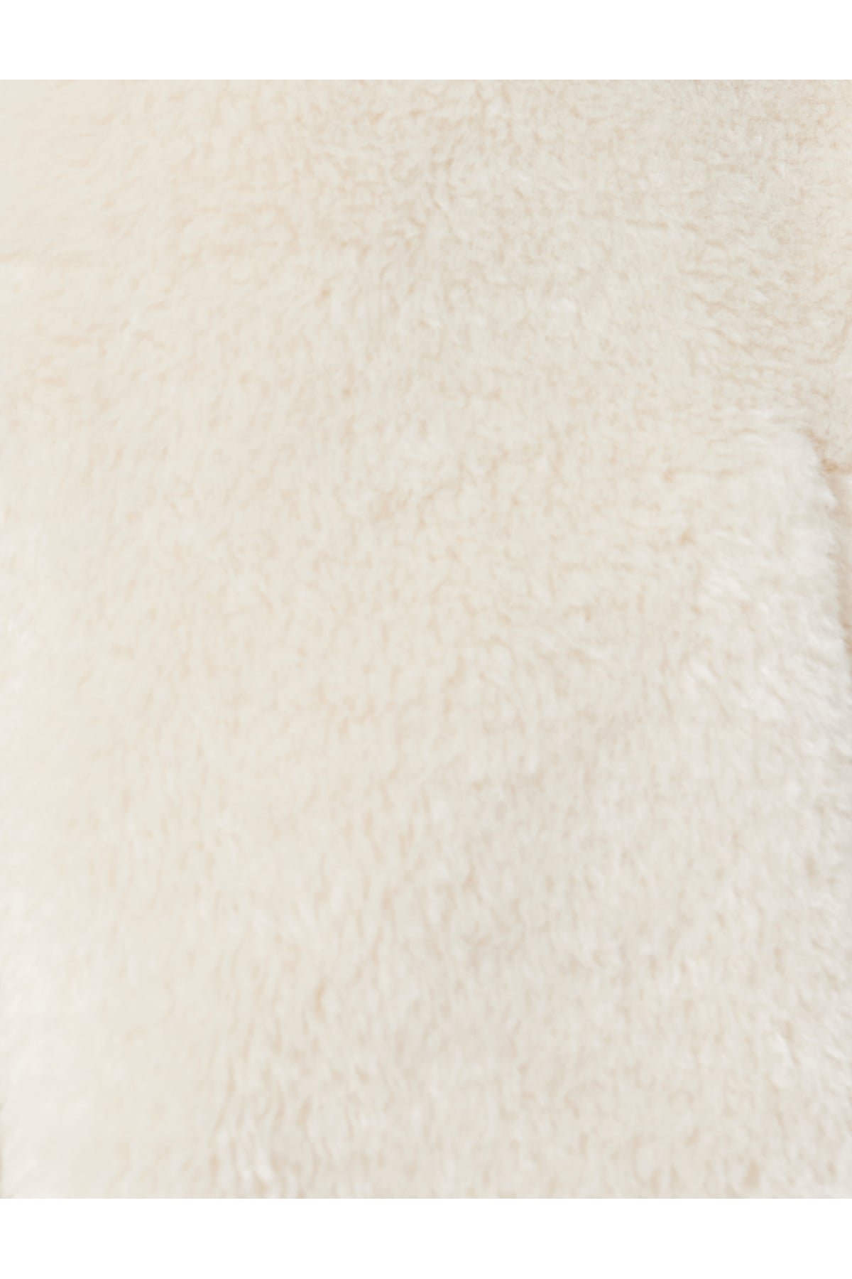 Uzun Kollu Cepli Fermuarlı Crop Peluş Bomber Ceket