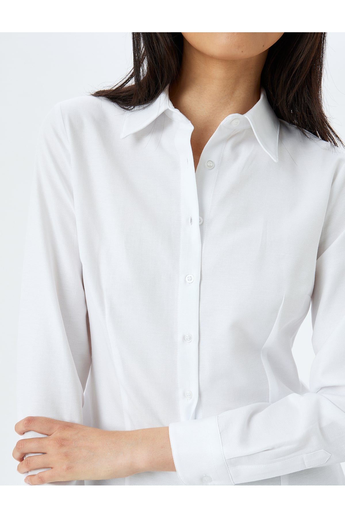 Uzun Kollu Klasik Yaka Slim Fit Gömlek