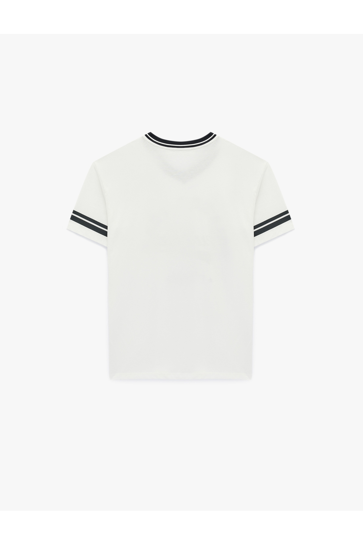 V Yaka Ekru Kadın T-Shirt 6SAL10044IK