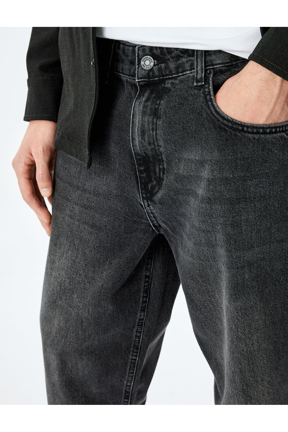 Vintage Straight Fit Jean Pantolon