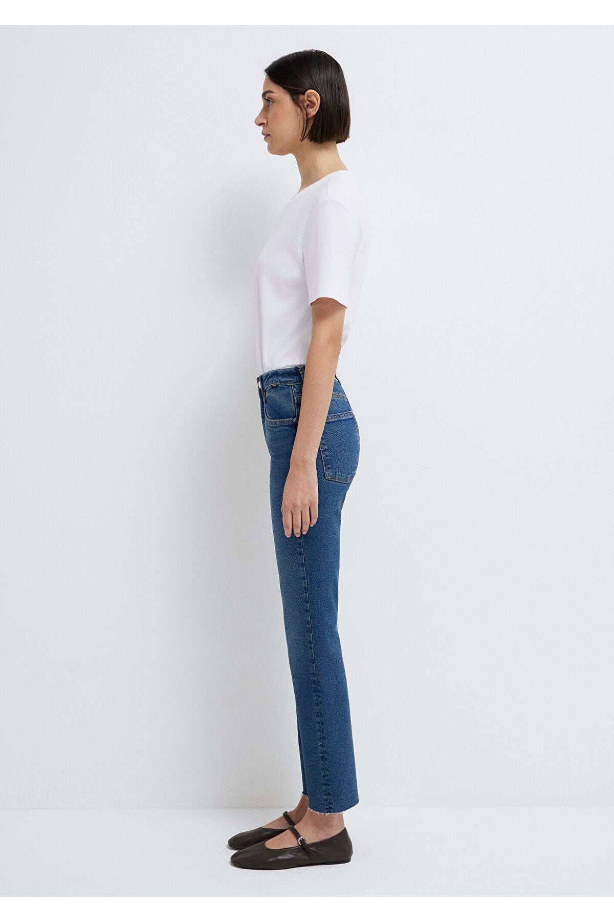 Viola Premium Vintage Koyu Jean Pantolon 101048-85290