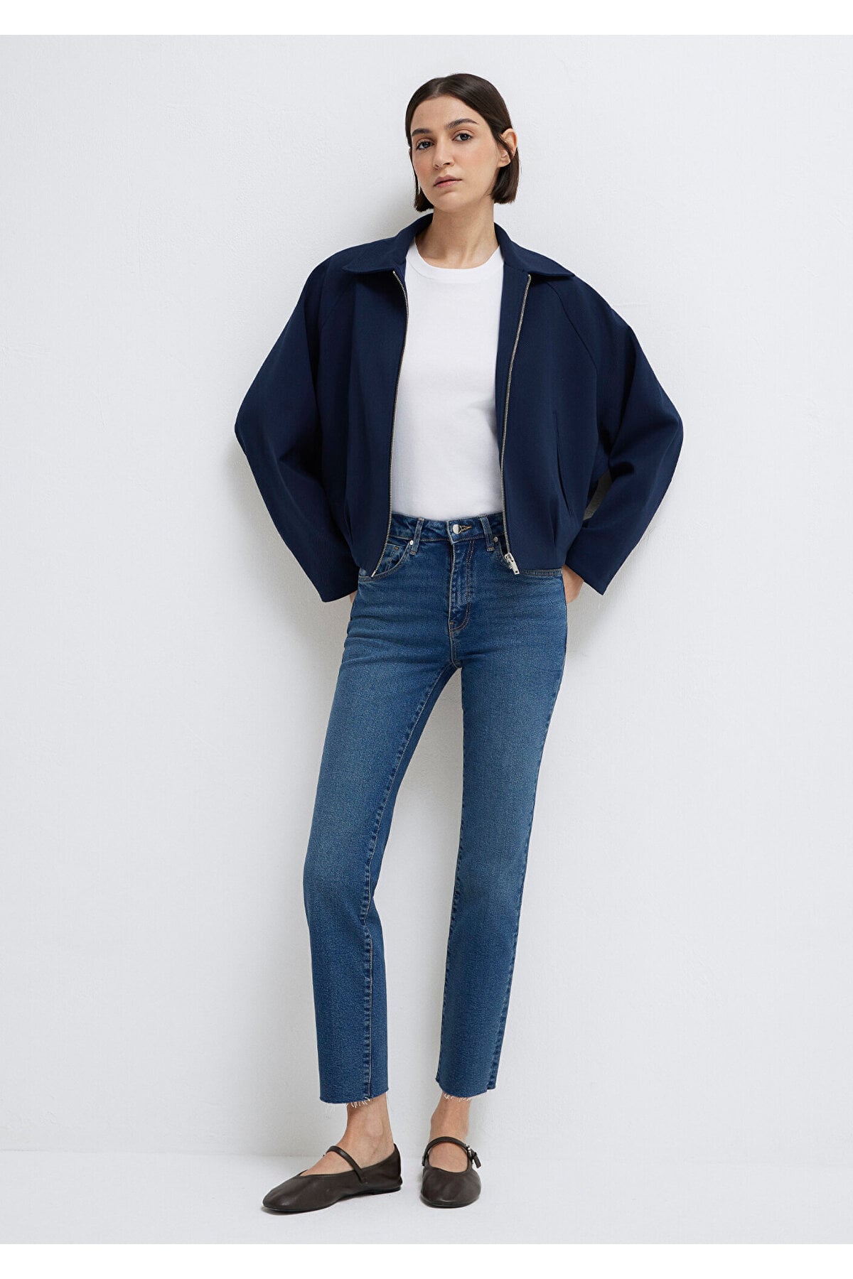 Viola Premium Vintage Koyu Jean Pantolon 101048-85290