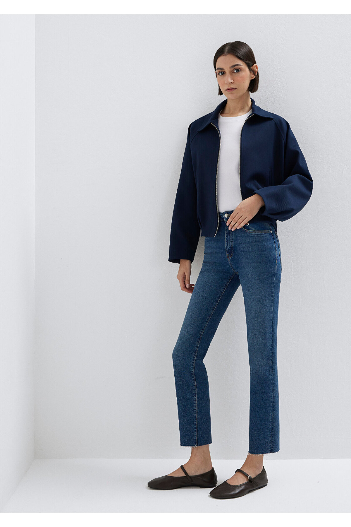Viola Premium Vintage Koyu Jean Pantolon 101048-85290
