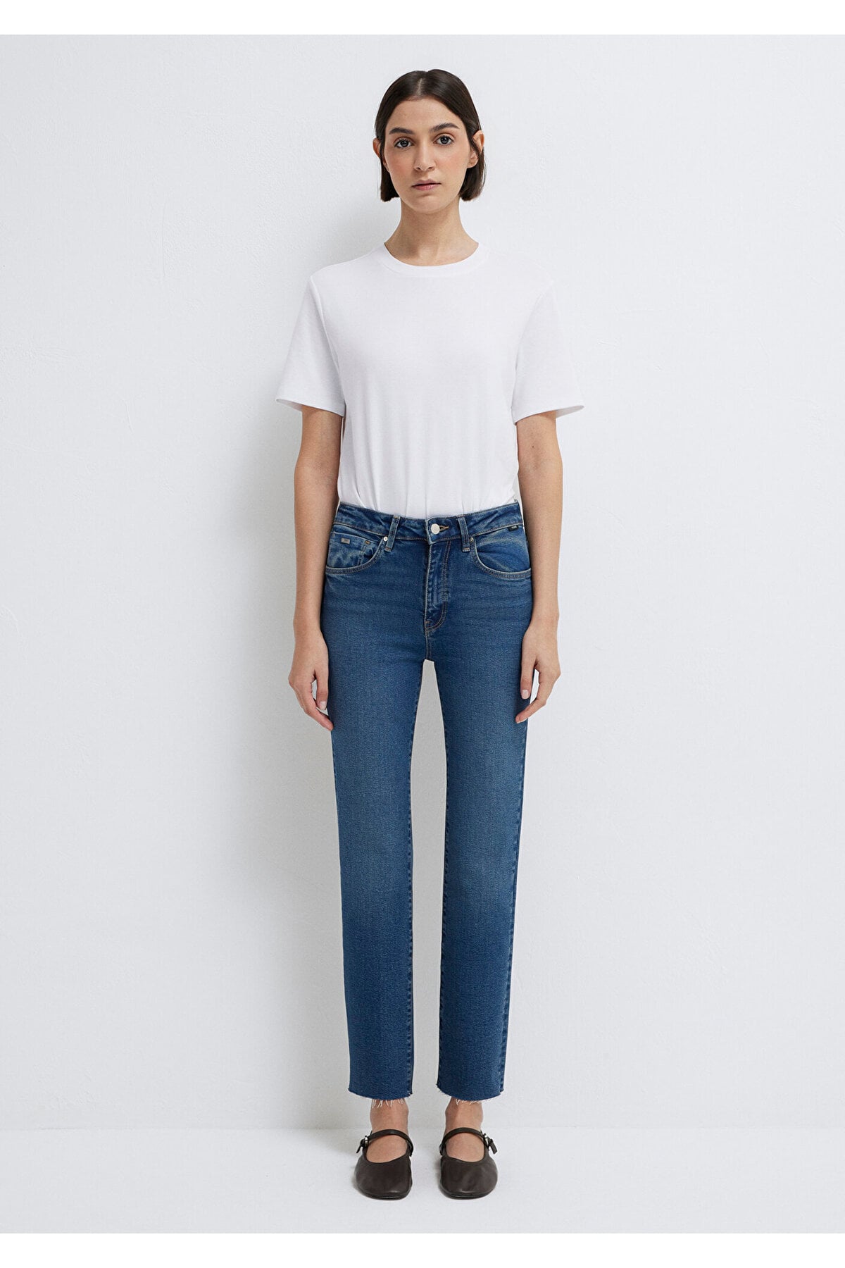 Viola Premium Vintage Koyu Jean Pantolon 101048-85290