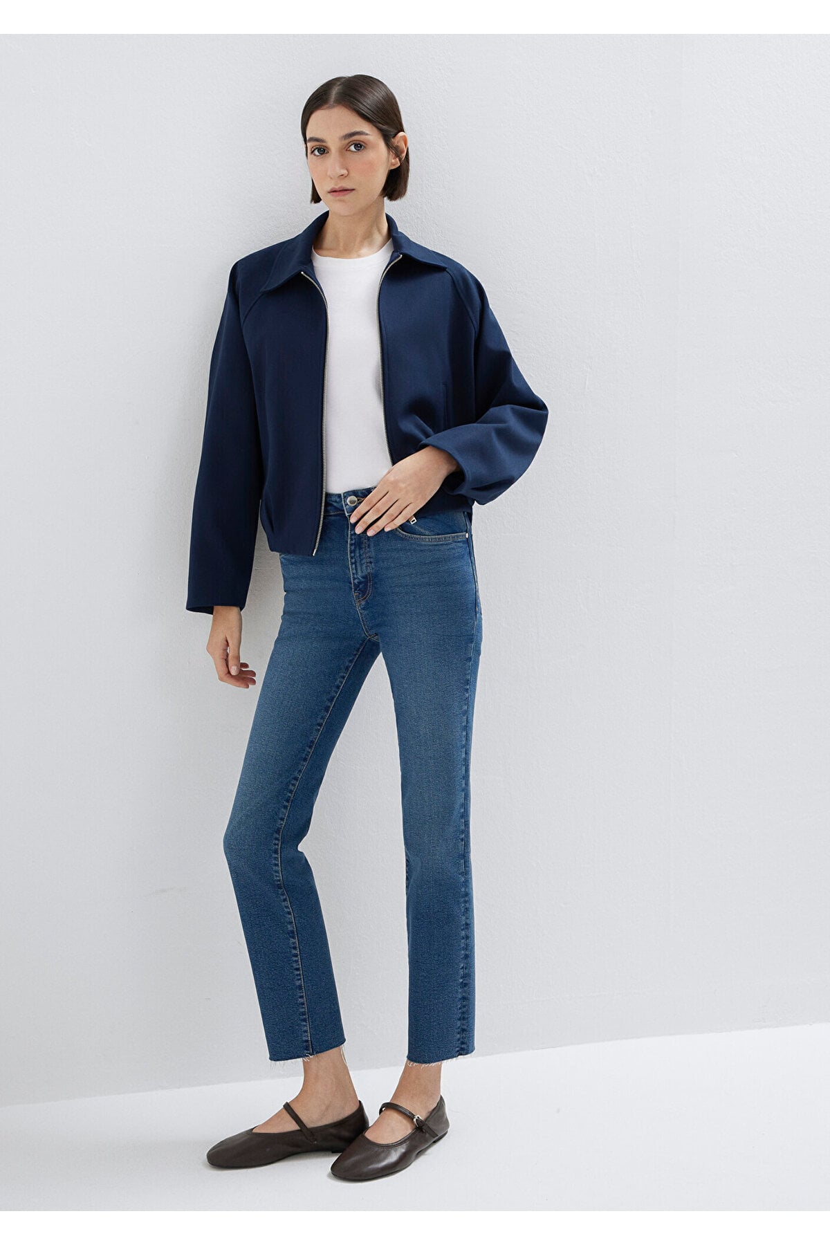 Viola Premium Vintage Koyu Jean Pantolon 101048-85290