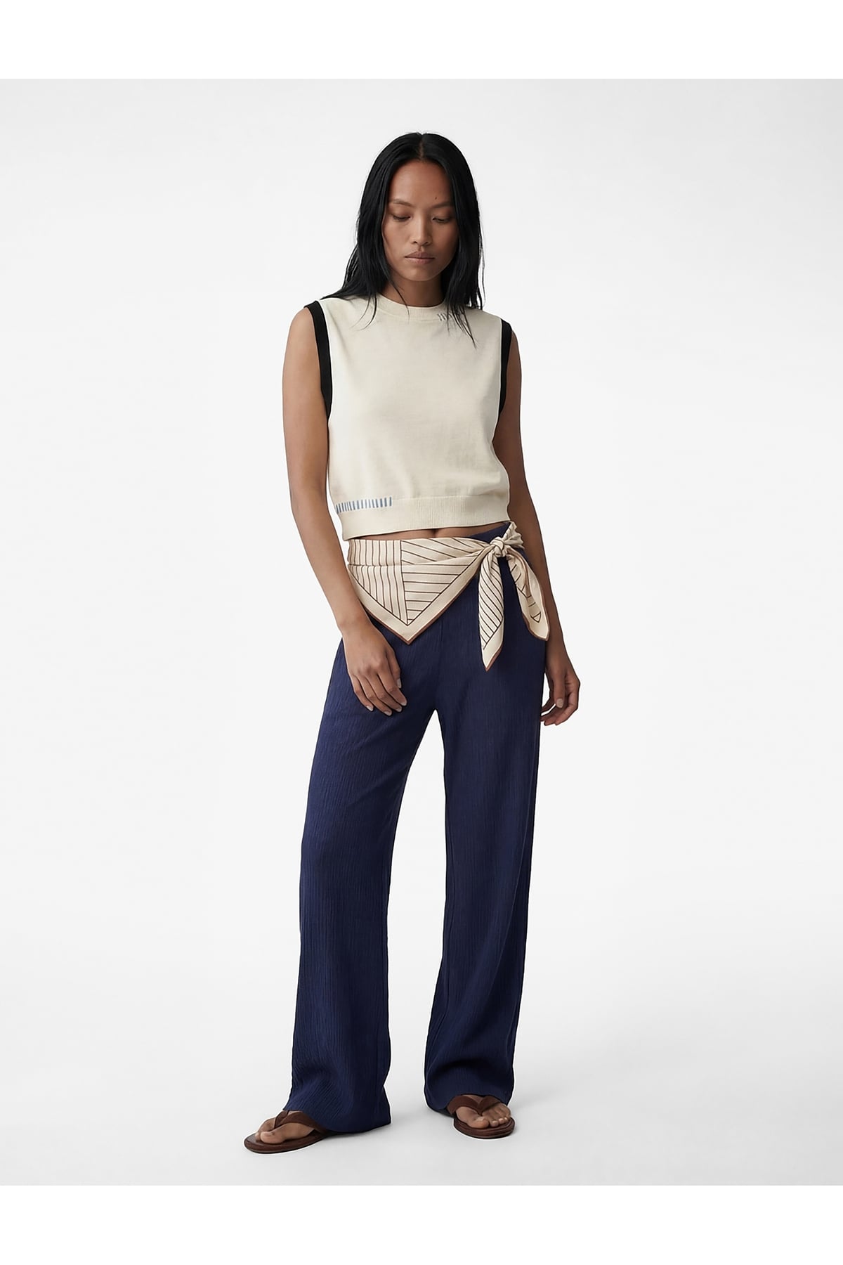 Viskon Karışımlı Klasik Kesim Slim Fit Pantolon