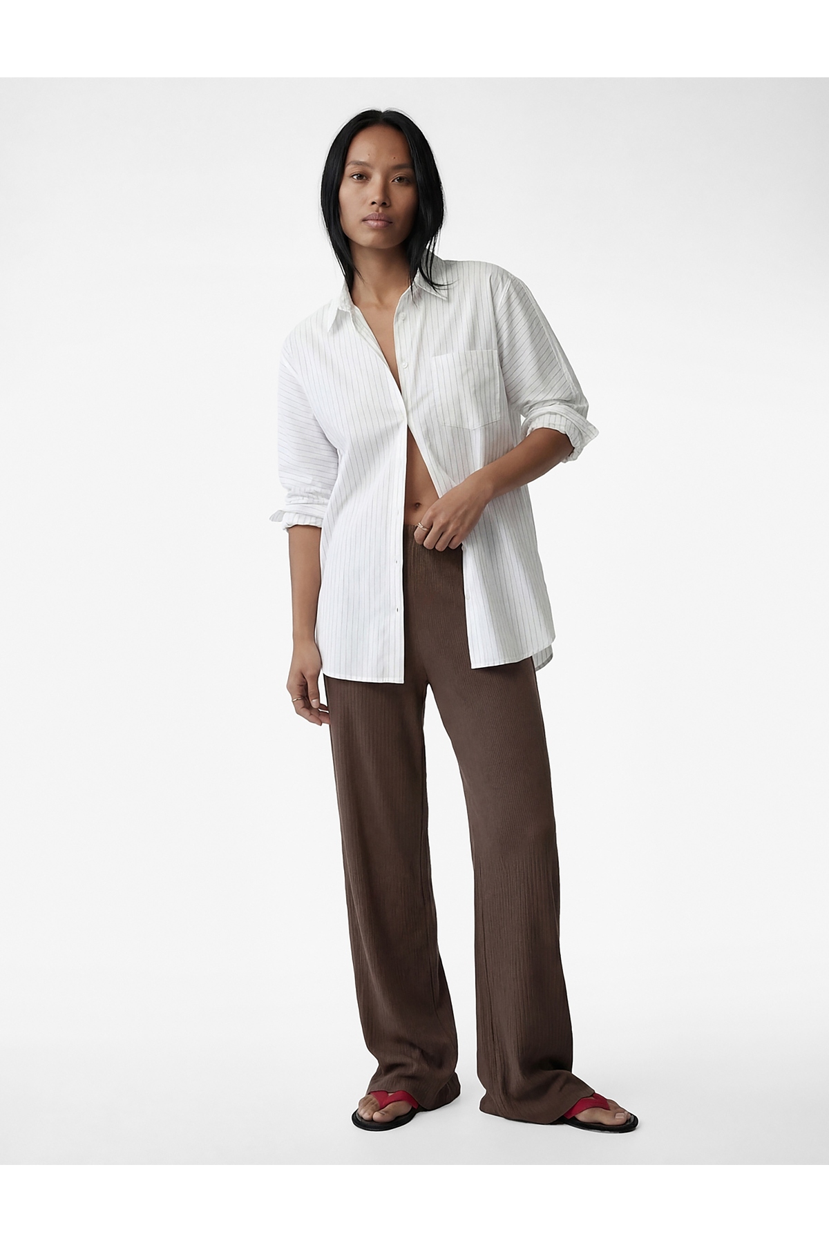 Viskon Karışımlı Klasik Kesim Slim Fit Pantolon