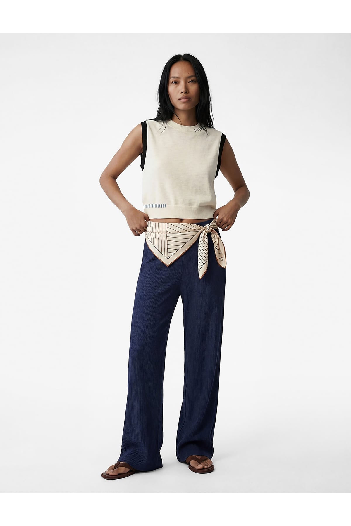Viskon Karışımlı Klasik Kesim Slim Fit Pantolon