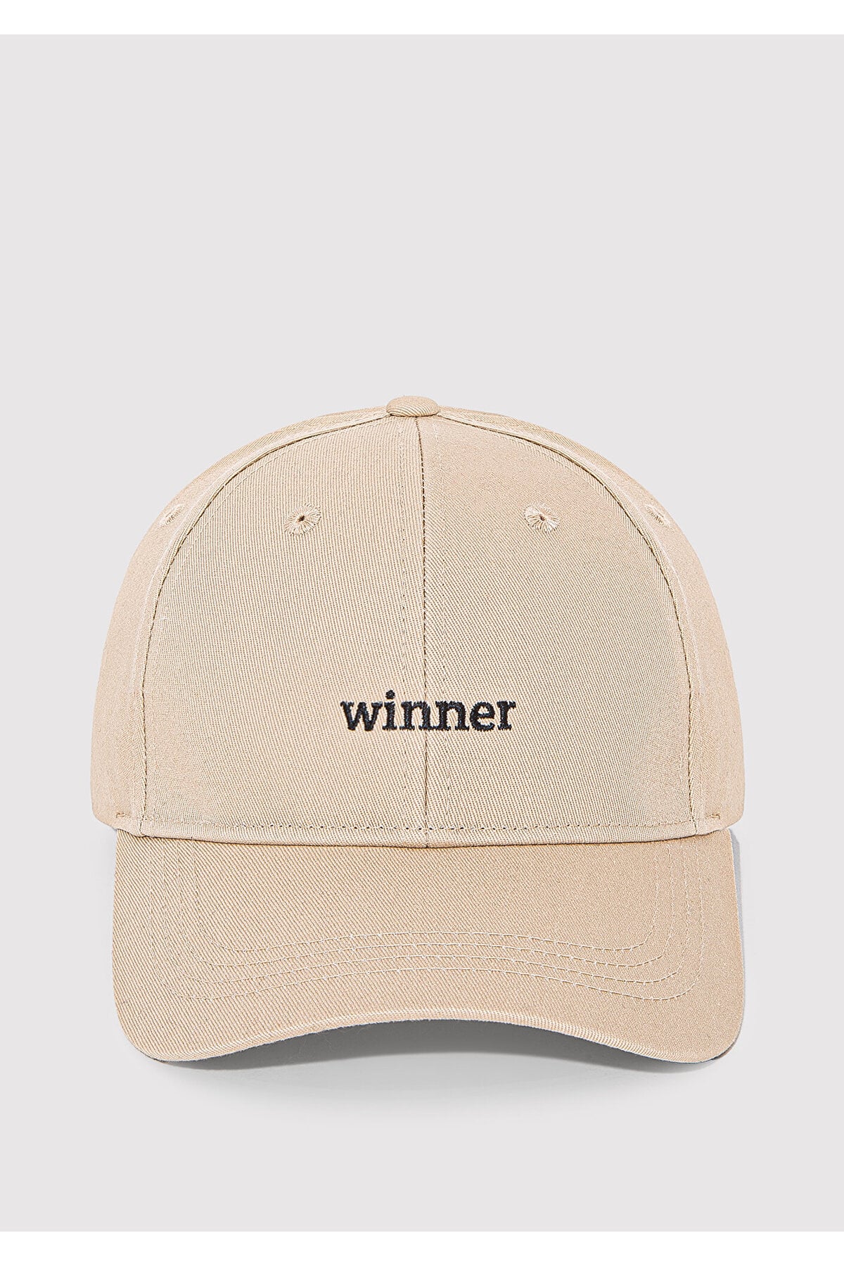 Winner İşlemeli Bej Şapka 0911806-70202