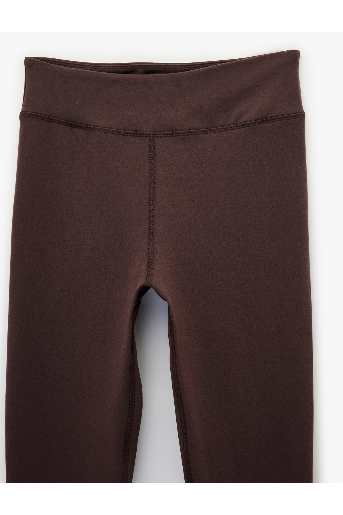 Yüksek Bel Dikiş Detaylı Slim Fit Spor Tayt