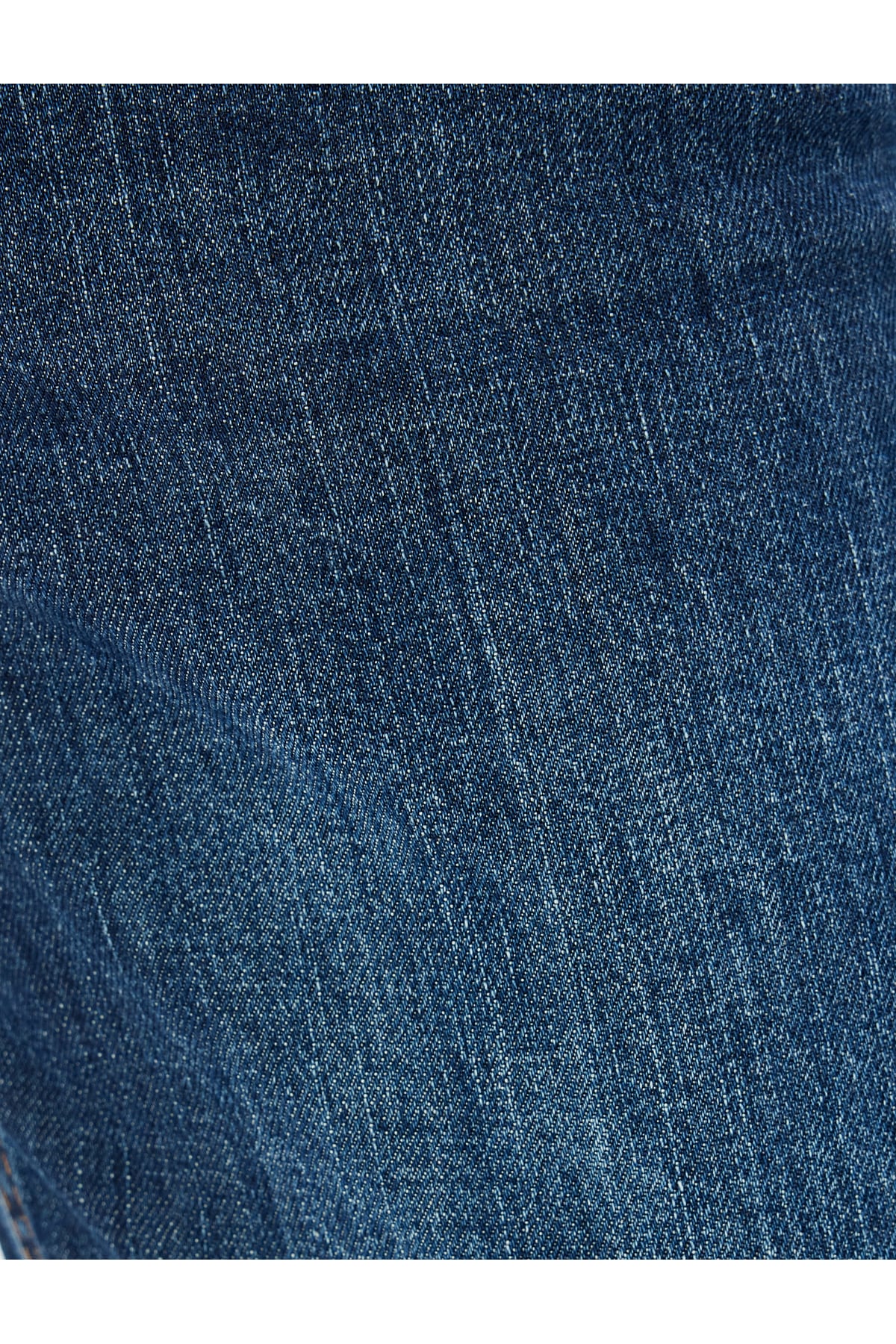 Yüksek Bel Kot Pantolon Düz Paça Düğmeli Cepli Pamuklu - Slim Straight Fit Jeans