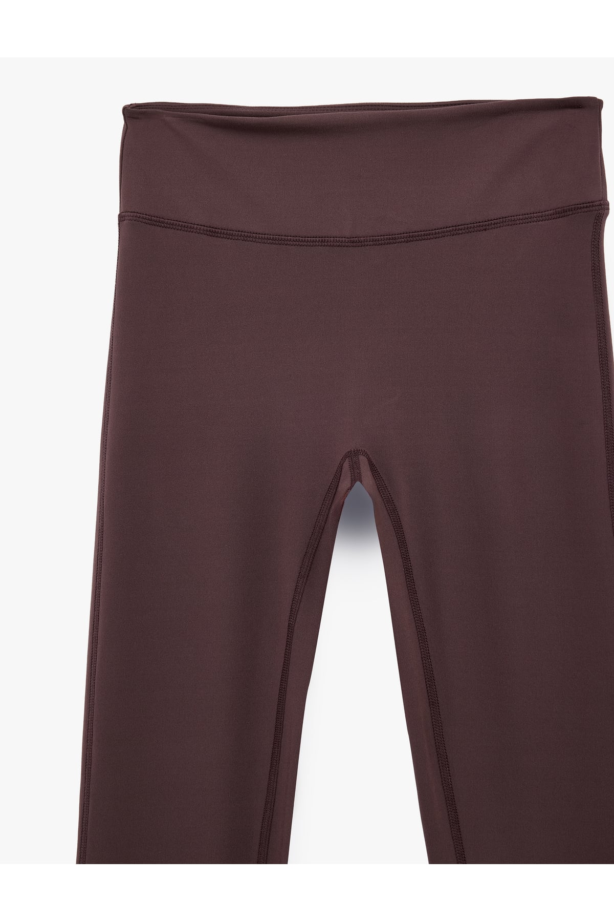Yüksek Bel Slim Fit İspanyol Paça Spor Tayt