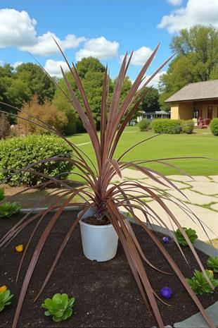 Cordyline Red Star Kordilin Bitkisi 