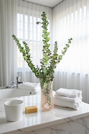 Dekoratif Şoklanmış Okaliptus Çiçek