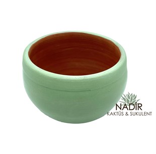 El Yapımı 12.5 cm Seramik Saksı