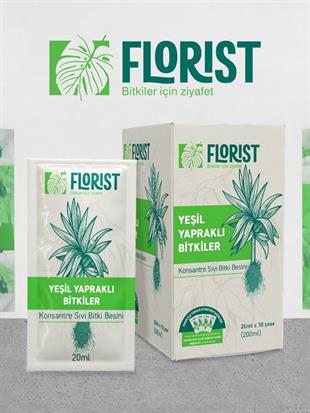 Florist Şaseli Yeşil Yapraklı Bitkiler İçin Sıvı Bitki Besini