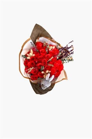 Kırmızı Gül Buketi-8 Mart Kadınlar Günü Hediye