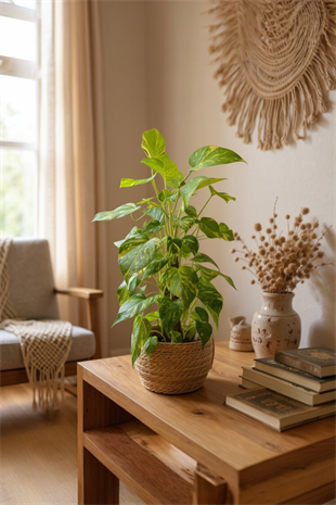 Patos Sarmaşığı Sopalı Yosun Gövdeli 90-100 Cm  Pothos Epipremnum Aureum 