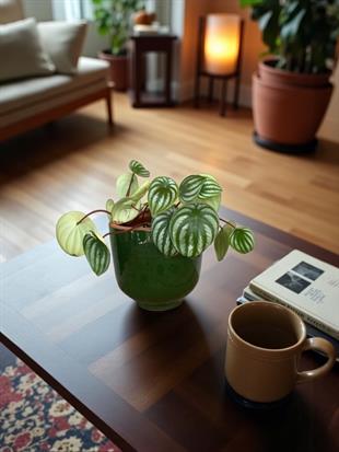 Peperomia Watermelon Karpuz Bitkisi