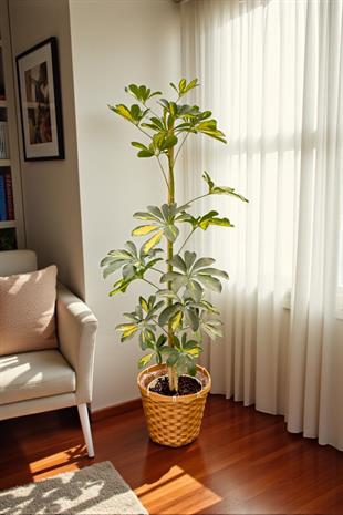 Şeflera Bitkisi (Tek Gövde) Schefflera Arboricola