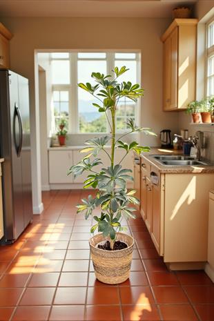 Şeflera Bitkisi (Tek Gövde) Schefflera Arboricola