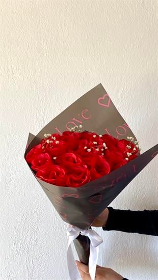 Sevgililer Günü Özel Hediye Çiçek Aranjmanı Kırmızı Gül Buketi(14 Şubat)