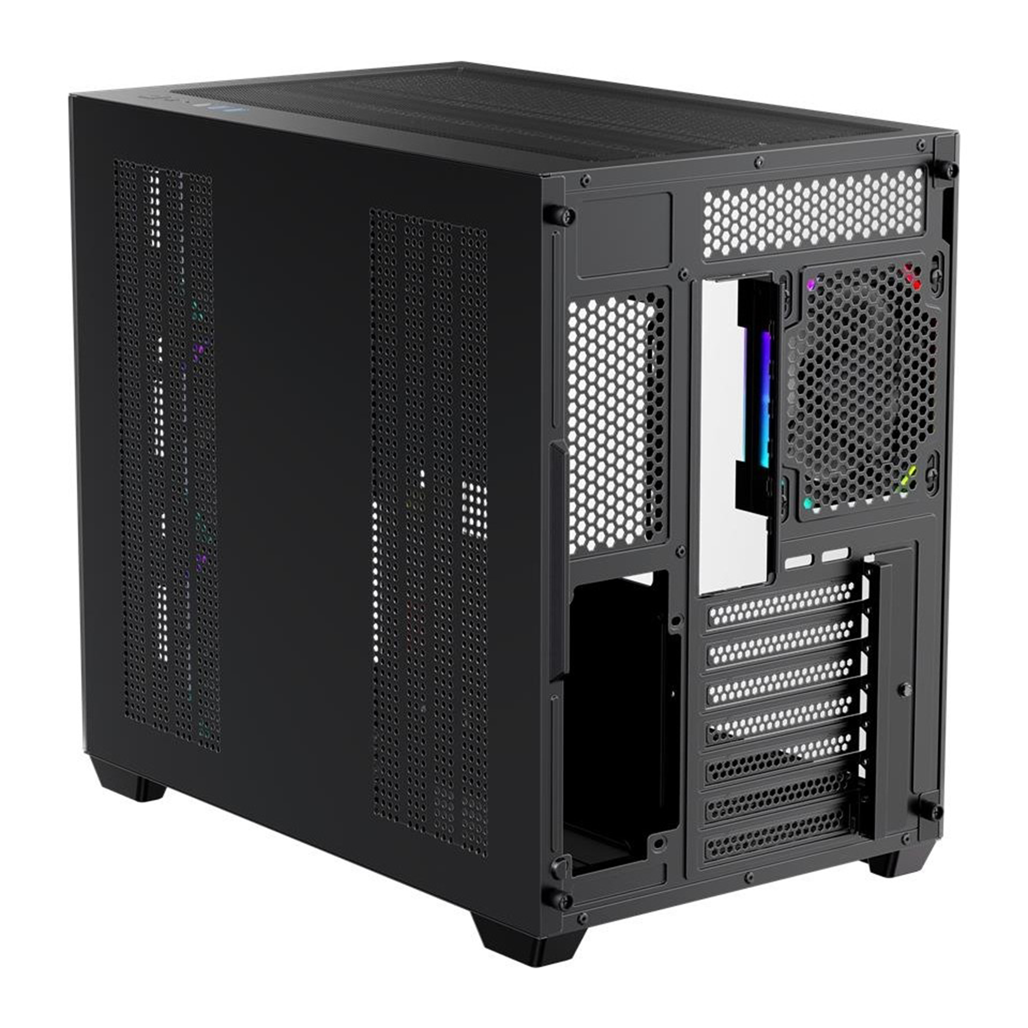 1ST Player BV7 ACK 750W 80+ BRONZE ARGB 4X12CM Fan Panoramik Temperli Cam USB 3.0 Atx Siyah Kasa 
