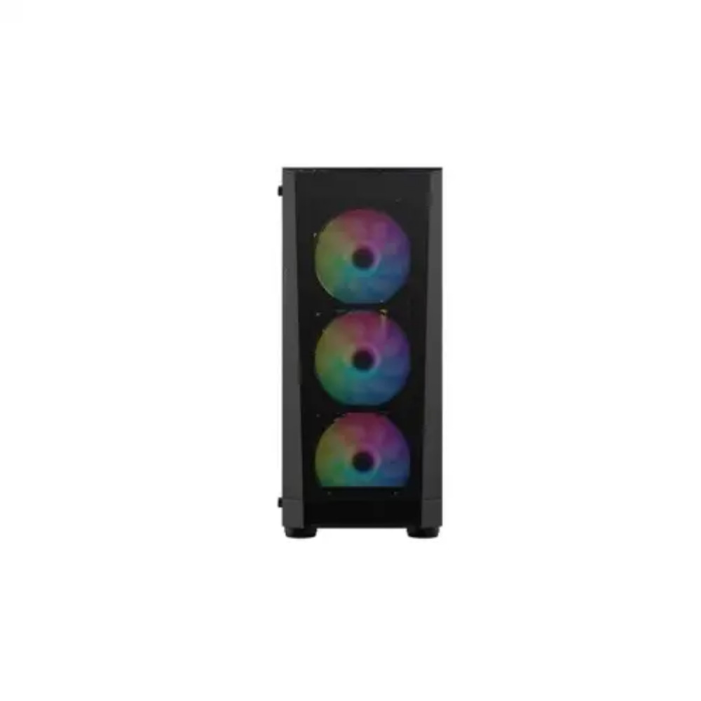 1ST Player FD5-M Siyah 600W 80+ Argb 4X12CM Fan Temperli Cam Mesh USB 3.0 M-ATX Kasa 