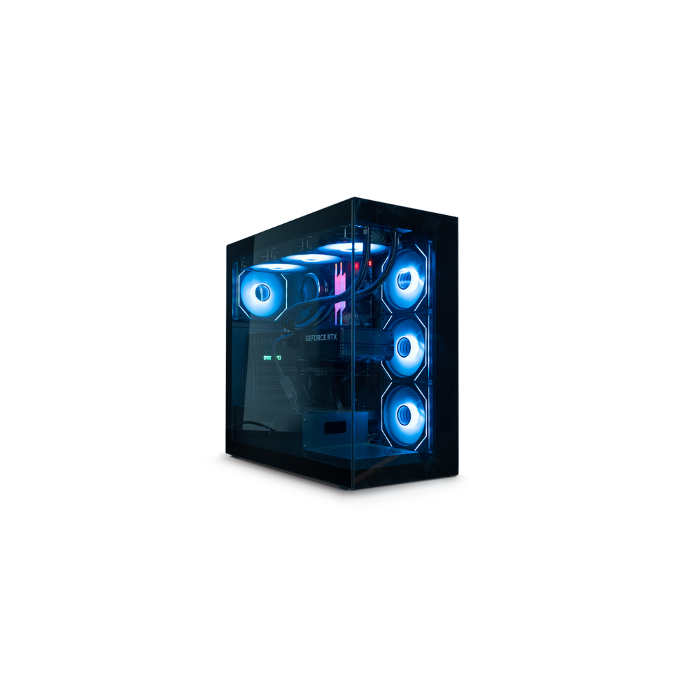 AIGO AIRNOVA Siyah 850W 80+ Bronze 7 Fanlı ARGB Mid Tower Kasa