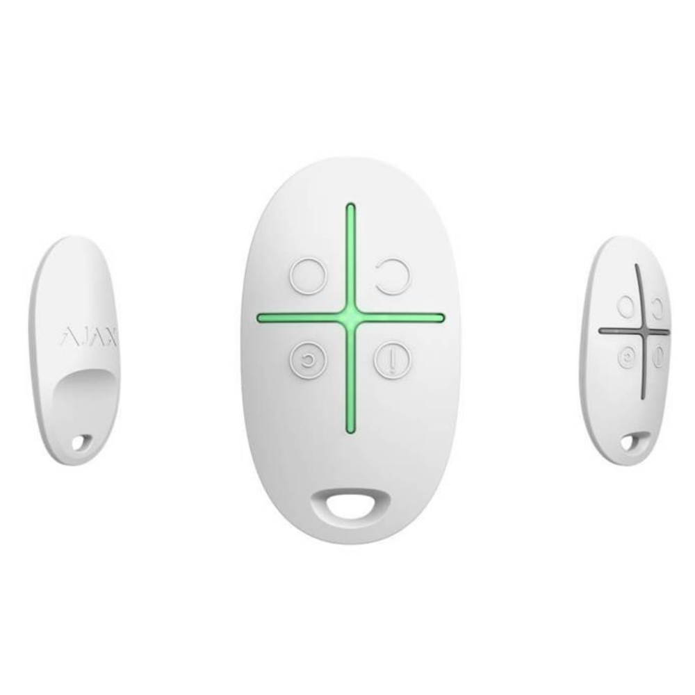 Ajax Spacekontrol Alarm Kur/Çöz Panik Buttonu Kablosuz Kumanda Beyaz Renk 