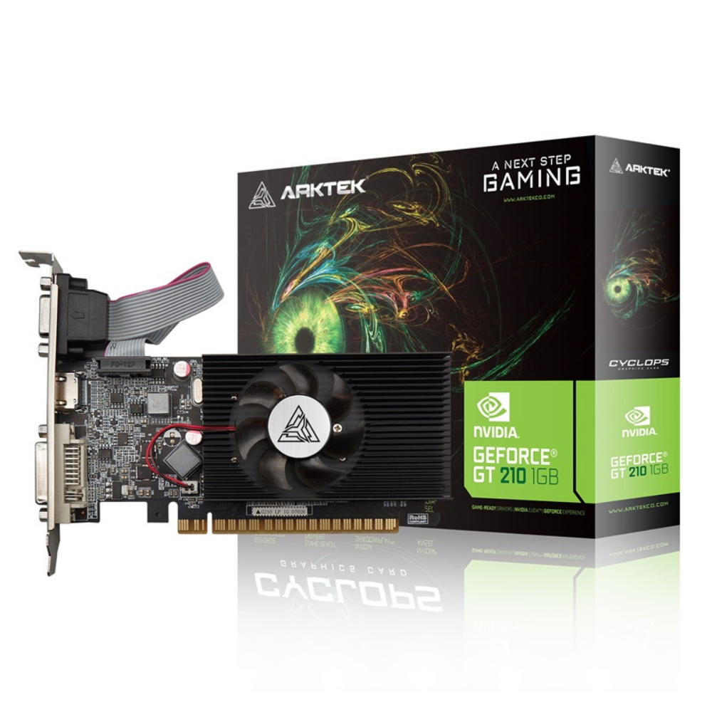 Arktek GT210 1GB DDR3 64BitDVI, HDMI, VGA Ekran Kartı