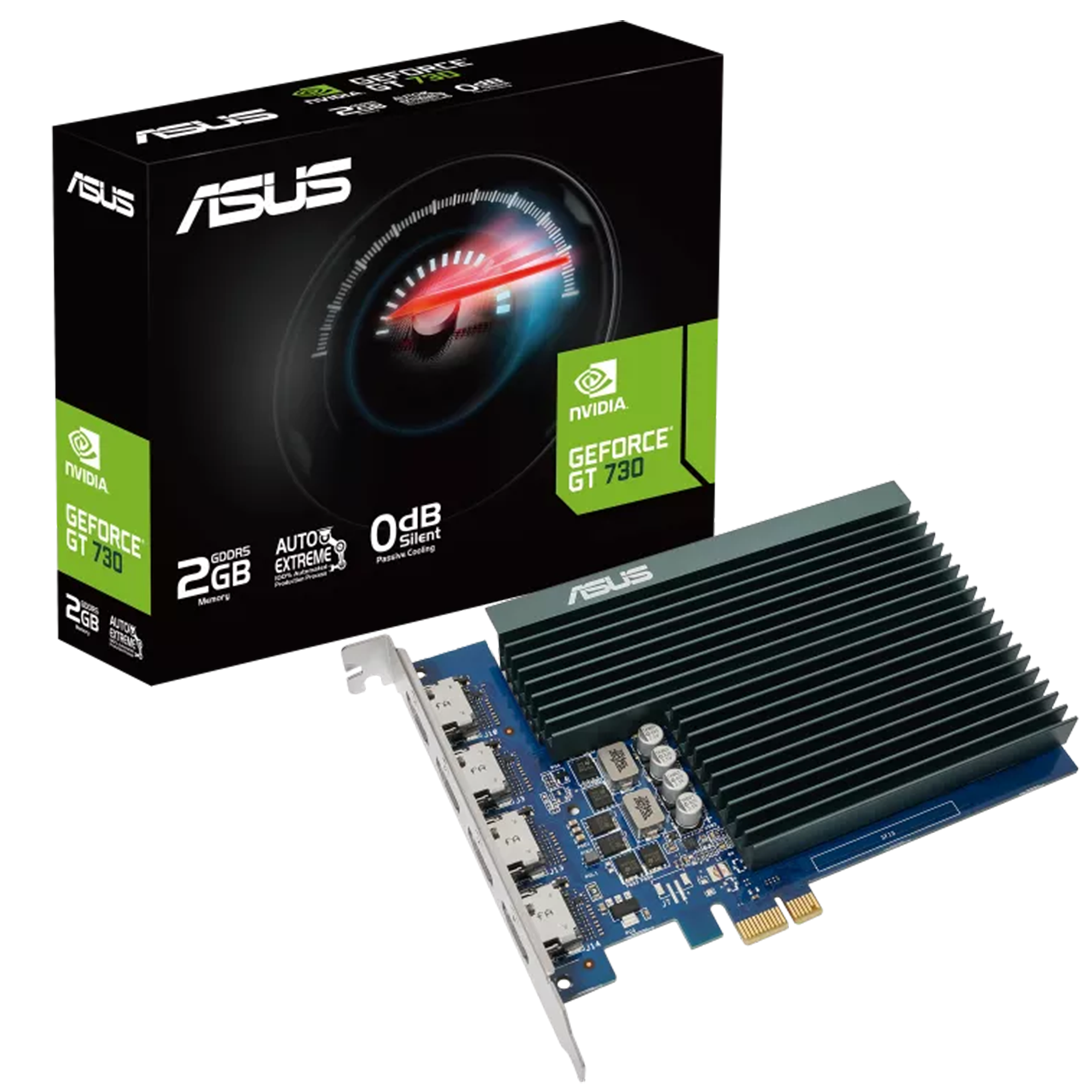 ASUS GeForce GT 730 GT730-4H-SL-2GD5 2GB GDDR5 64Bit Gaming (Oyuncu) Ekran Kartı