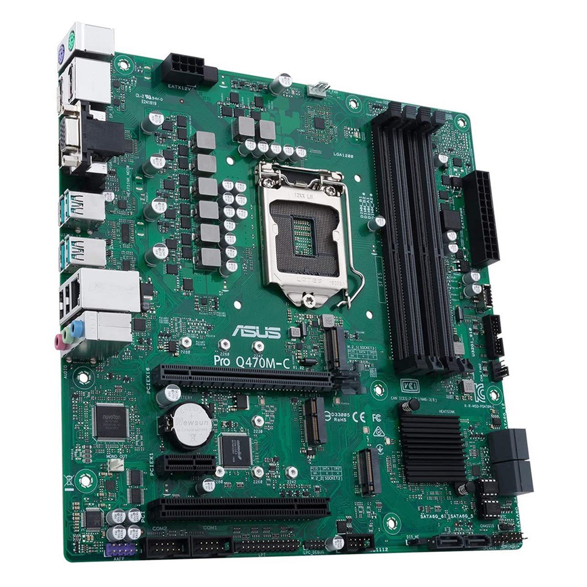 Asus Pro Q470M-C/CSM Intel Q470 1200 DDR4 2933 MHz Micro ATX Anakart