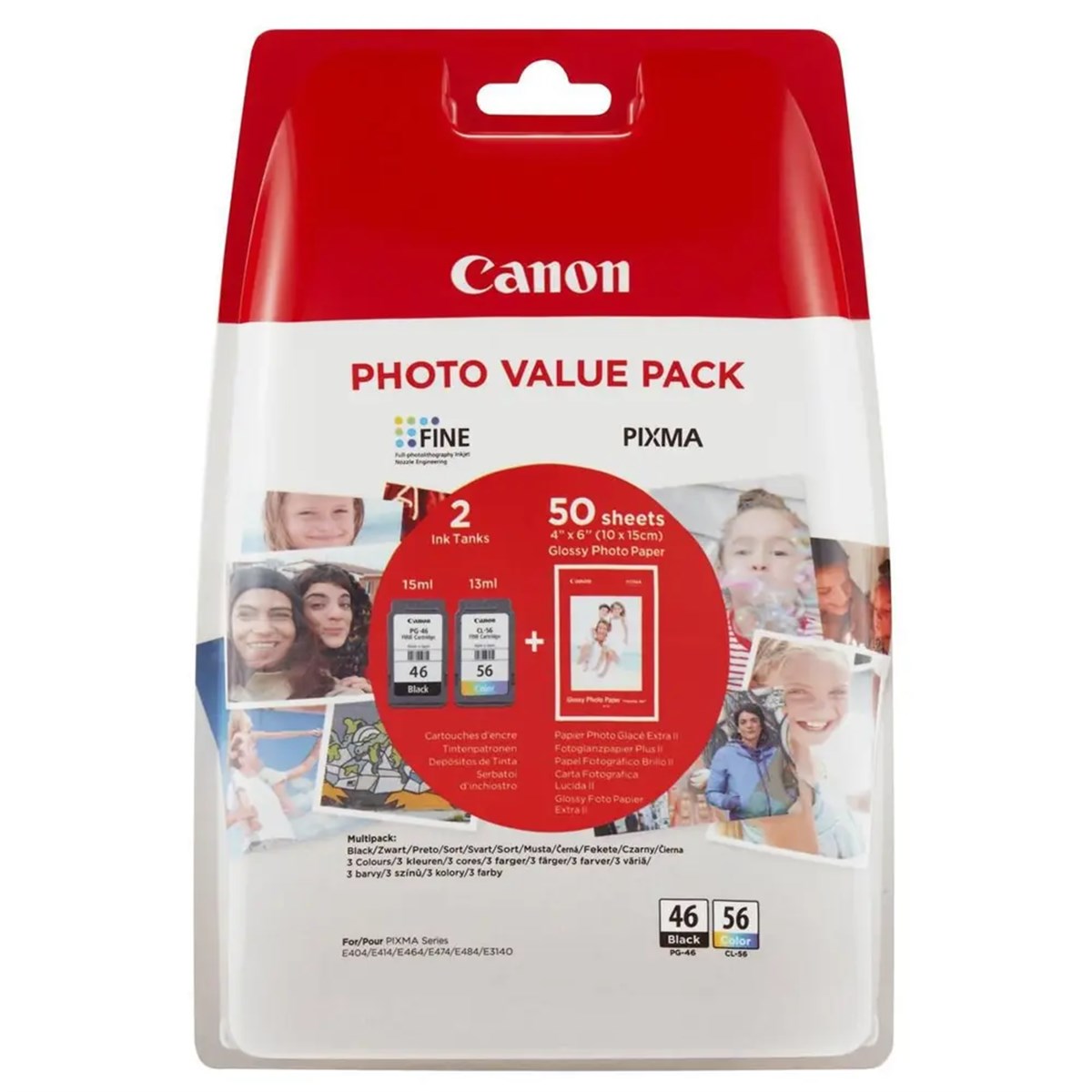 Canon PG-46/CL-56 2'li Kartuş (E404-E464) 